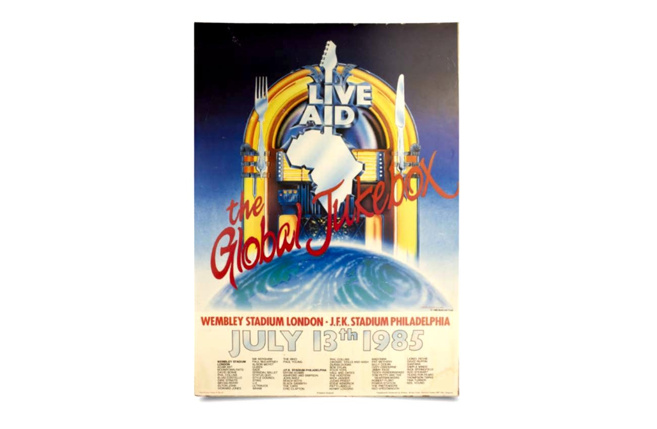 Live Aid Poster The Global Jukebox