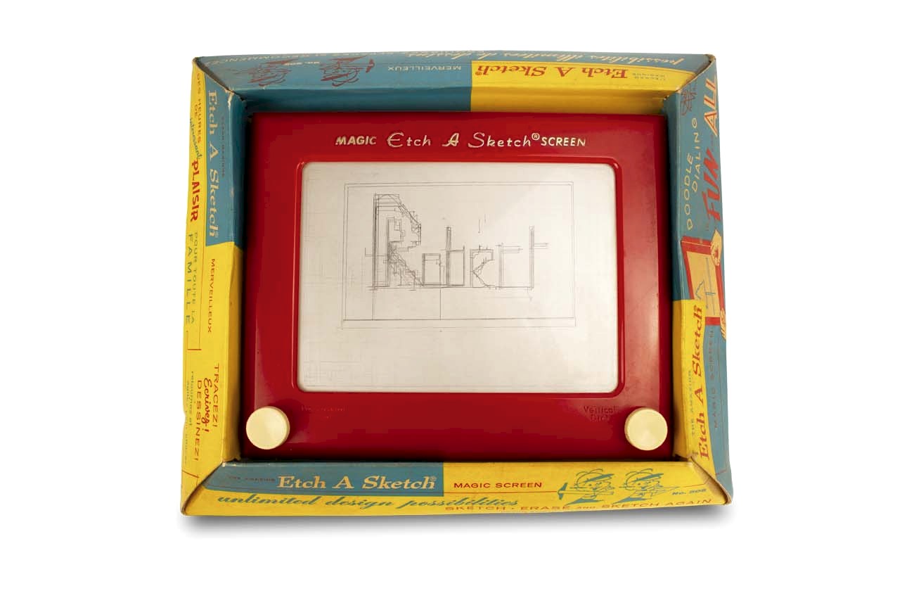 Magic Etch Sketch Screen