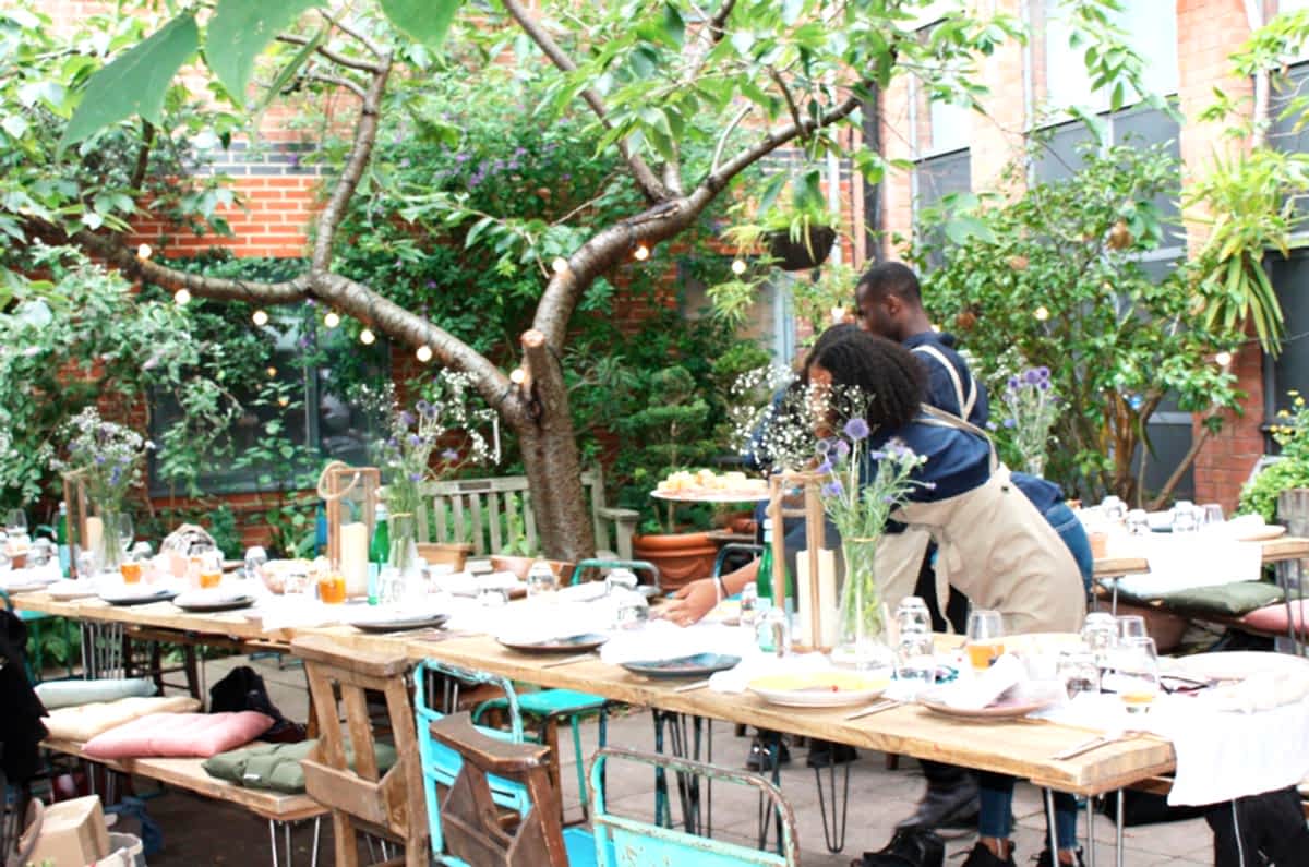 Venue Hire Summer Fun Garden Boardroom Setup